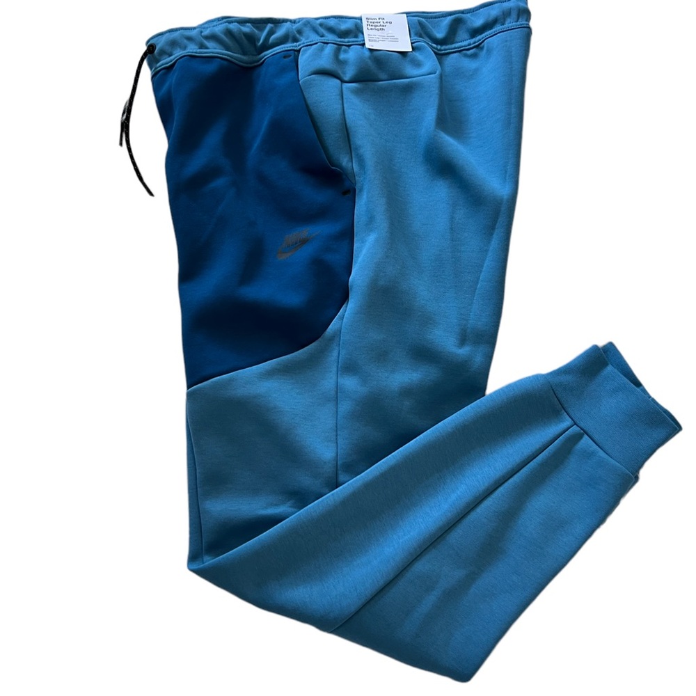 Nike Sportswear Tech Fleece Slim Fit Joggers Blue CU4495-469 Mens New with tags.